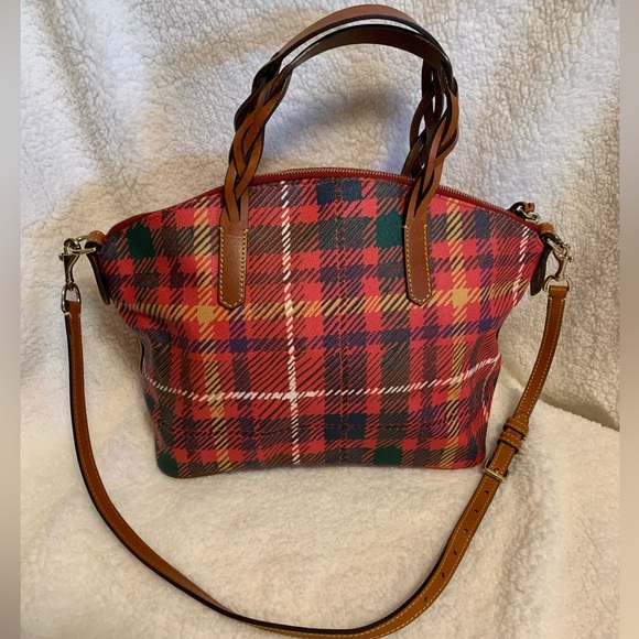 Dooney & Bourke Tartan Dome Satchel - Picture 7 of 16